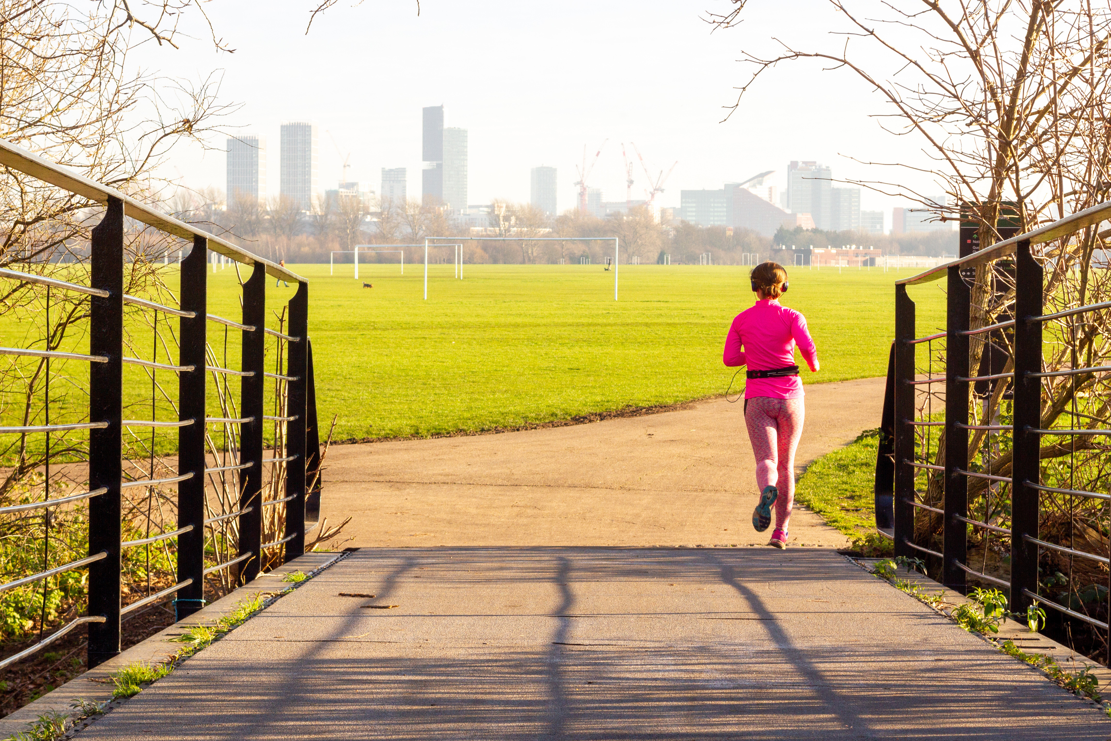 Hackney Marshes jogger